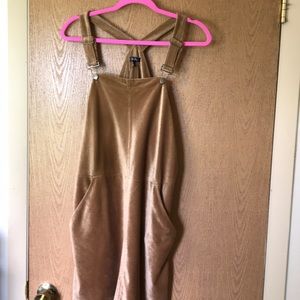 Corduroy overall dress